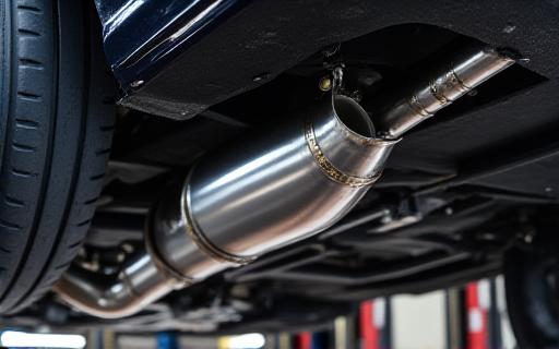 Sistema de escape de acero inoxidable de alto rendimiento para vehículo